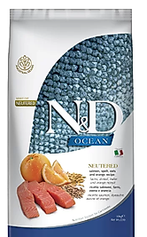 N&D Ocean Somonlu ve Portakallı Ata Tahıllı Kısırlaştırılmış Kedi Maması 1kg