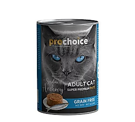 Pro Choice Sardalya Ve Hamsi Etli Şekersiz Tahılsız Ezme Yetişkin Kedi Konservesi 400gr