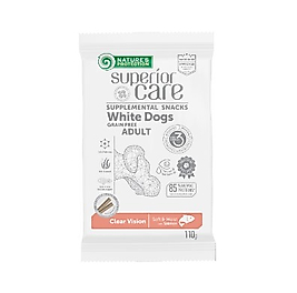Nature's Protection White Dogs Clear Vision Supplemental Snacks Soft Moist With Salmon Tamamlayıcı