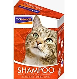Zonaks Kısa Tüylü Kediler Için Şampuan 10ml X 20 Adet