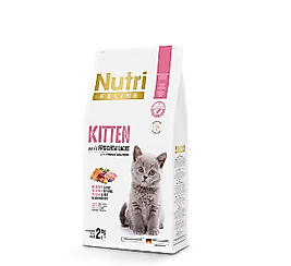 Nutri Feline Kitten (yavru) Somonlu Açık Kedi Maması 1 kg