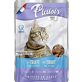 Plaisir Tuna ve Karidesli Kedi Konservesi 100GR