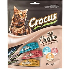 Crocus Karışık 30lu Krema Kedi Ödülü