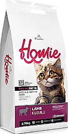 Homie Super Premium Kuzu Etli  Anne ve Yavru Kedi Maması 1 kg