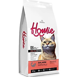 Homie Somonlu Yetişkin Kedi Maması 12 Kg