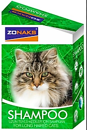 Zonaks Uzun Tüylü Kediler Için Şampuan 10ml X 20 Adet
