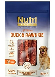 Nutri Canin Duck & Rawhide Ördek Etli Köpek Ödülü 80 Gr
