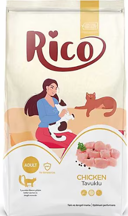 Rico Tavuklu Kedi Maması 15 Kg
