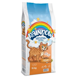 Rainbow Tavuklu Kedi Maması 15 Kg