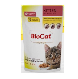 Biocat Delicate Menu Kitten Yavru Kedi Yaş Maması 85 Gr