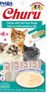 Churu Chicken with Crab flavor Recipe - Inaba Kedi Ödülü