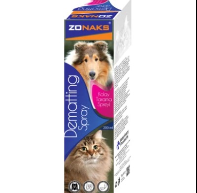 Zonaks De-mattıng Sprey 200 Ml (kıtık Açıcı Ve Tüy Bakım Sprey)