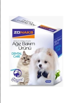 Zonaks Kedi Ve Köpek Için Ağız Bakım Ürünü 10x5ml