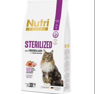Nutri Feline Sterilized (kısır) Somonlu Açık Kedi Maması 1 kg