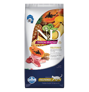 N&D Tropical Selection Kuzu Etli Kısırlaştırılmış Kedi Maması 1 KG