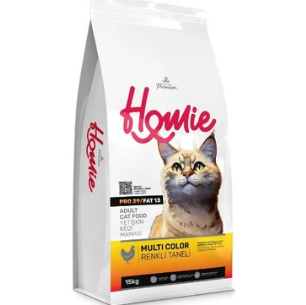 Homie Multi Color Tavuklu Yetişkin Kedi Maması 15 kg